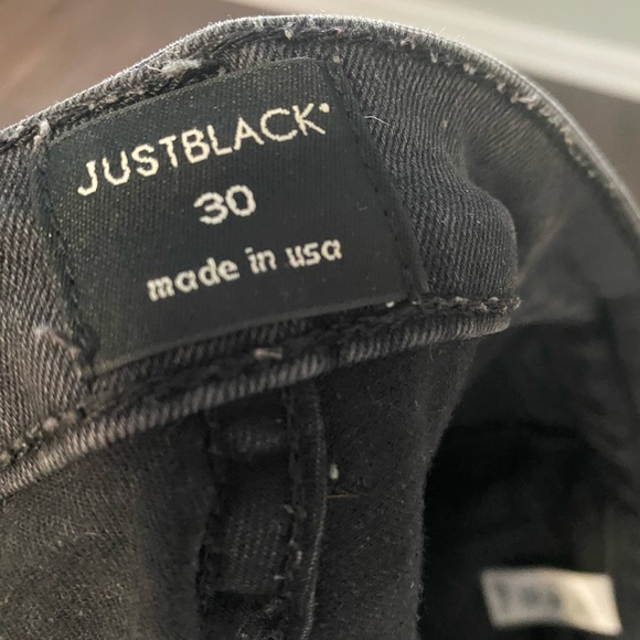 Just Black Distressed Jeans size 10 - Picture 5 of 6